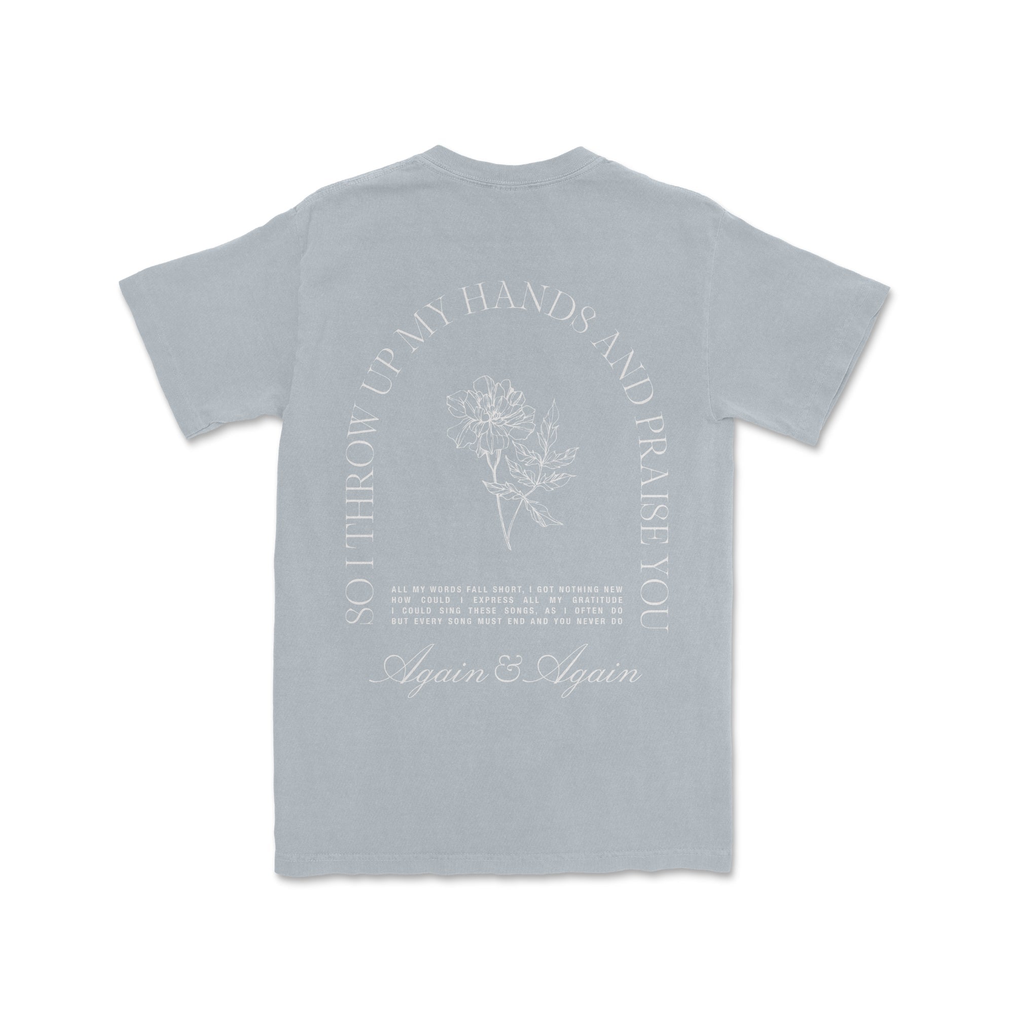 Gratitude Women's Tee - Light Blue