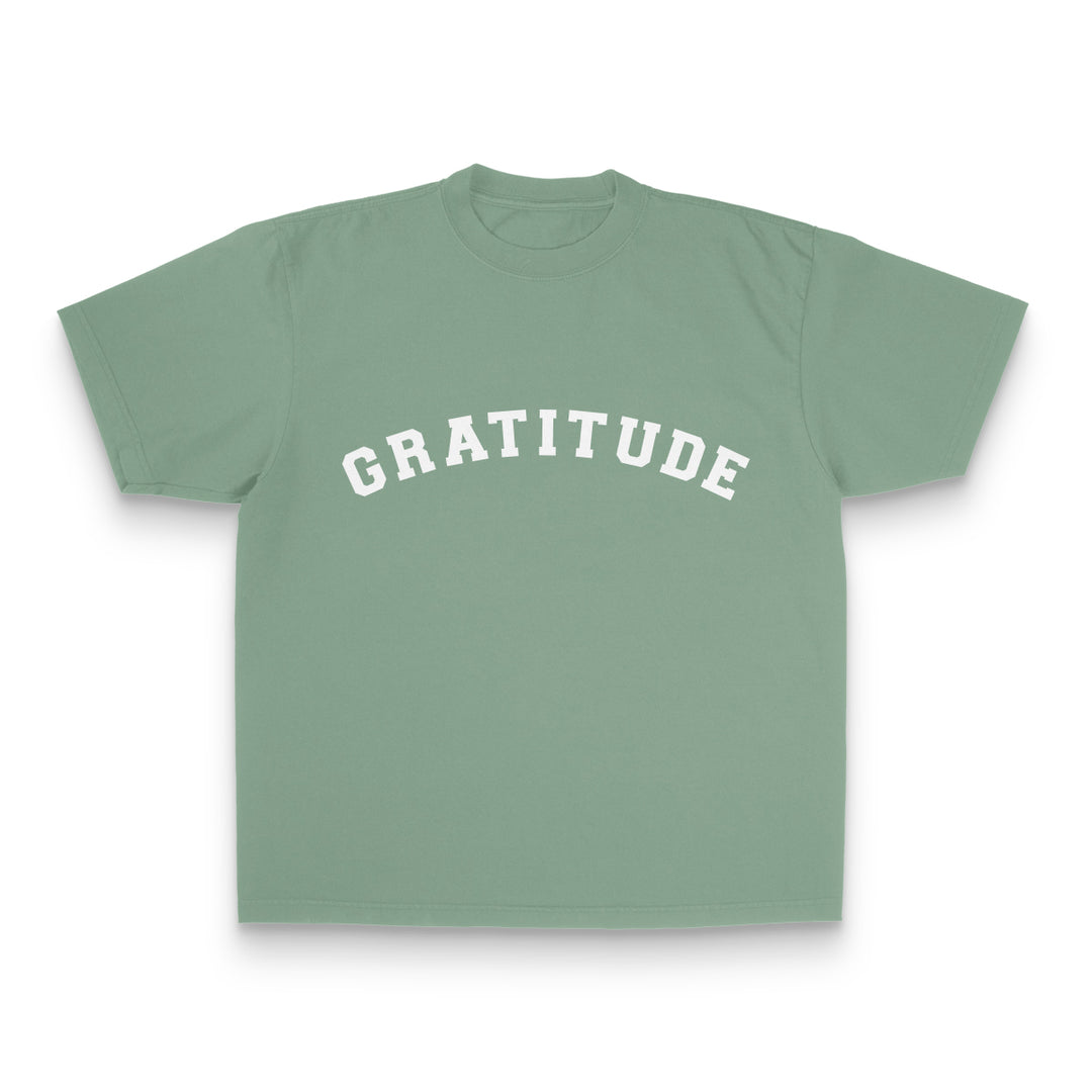 Gratitude Tee - Light Green