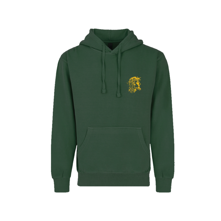 God's Got My Back Hoodie  - Forest Green