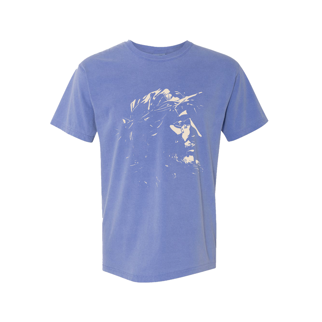 God's Got My Back Tee - Periwinkle