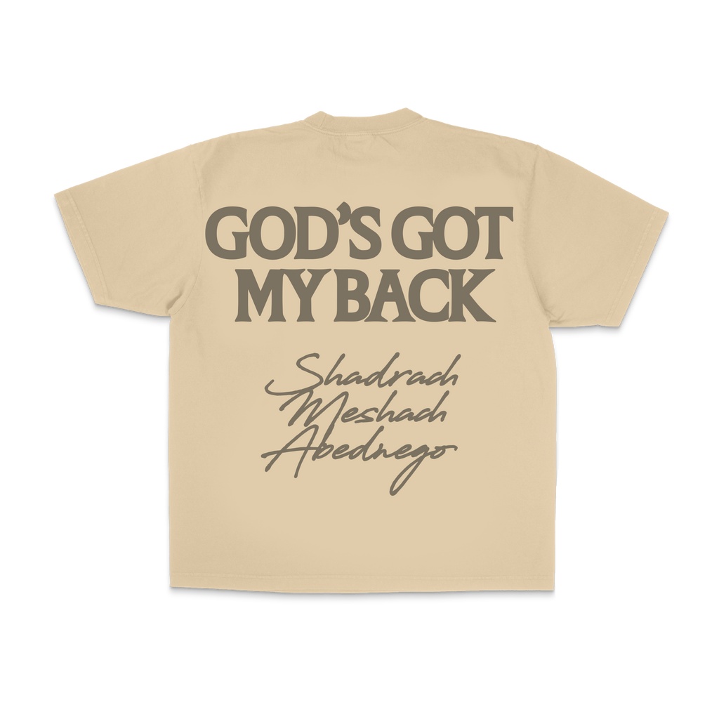 God's Got My Back Tee - Natural Tan – Brandon Lake