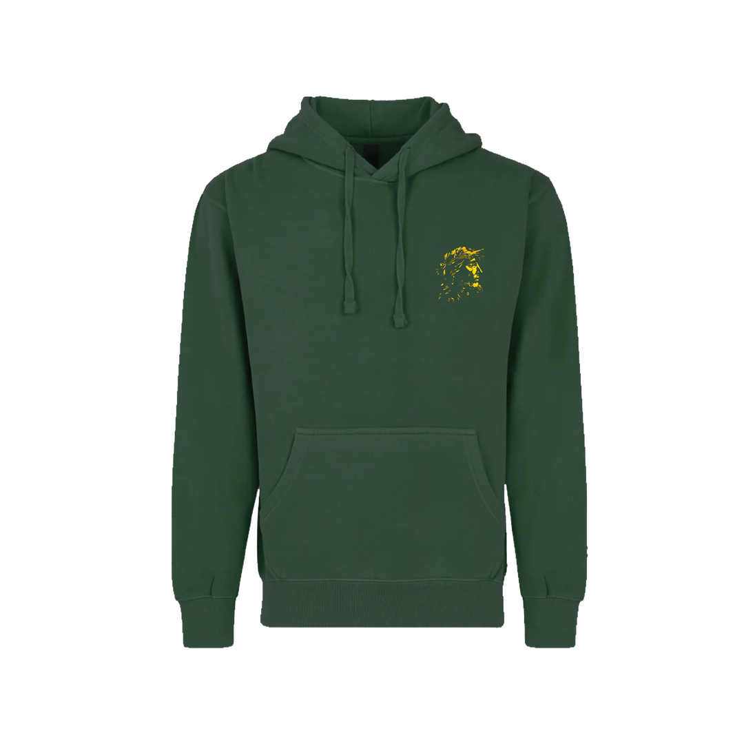 God's Got My Back Hoodie  - Forest Green