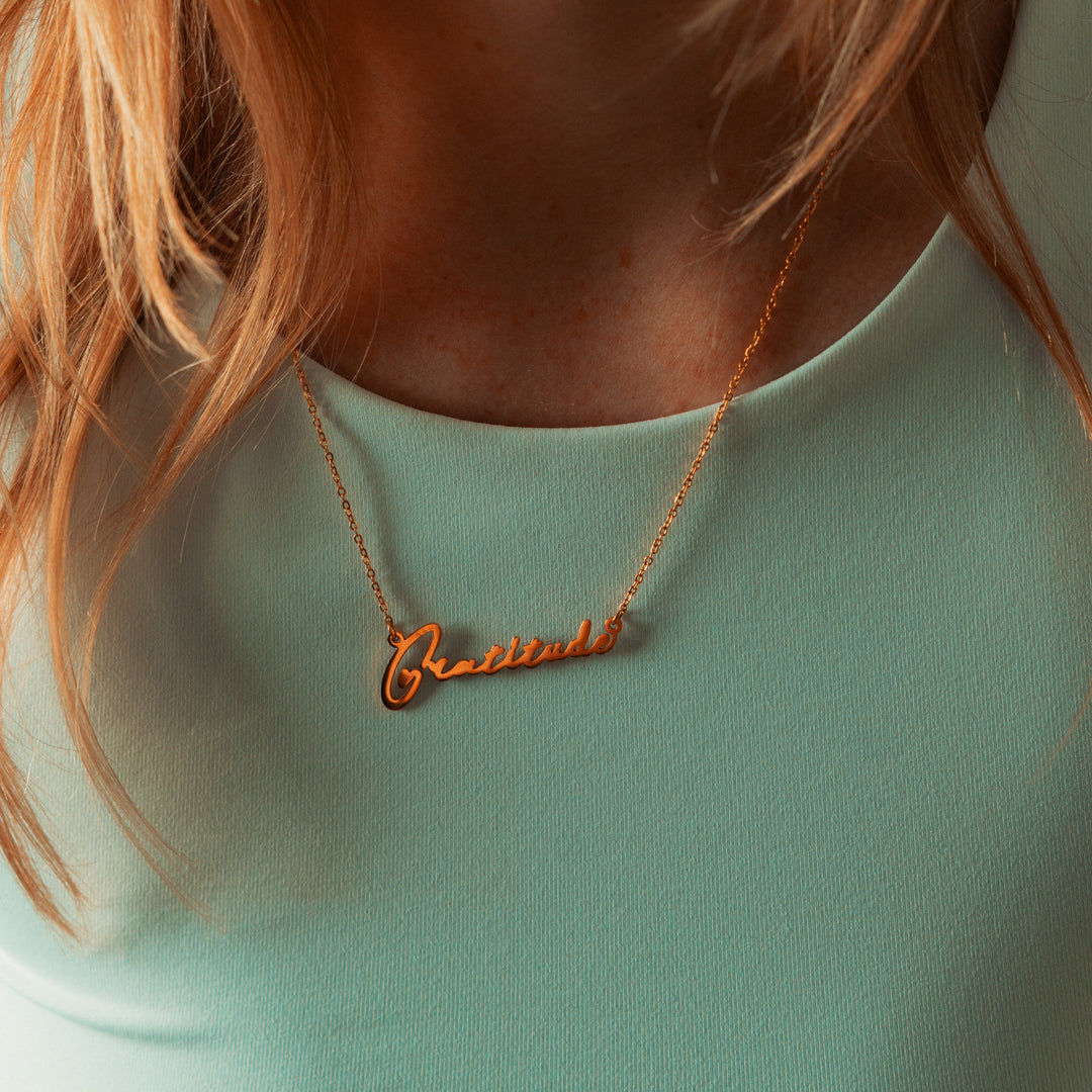 Gratitude Gold Necklace – Brandon Lake