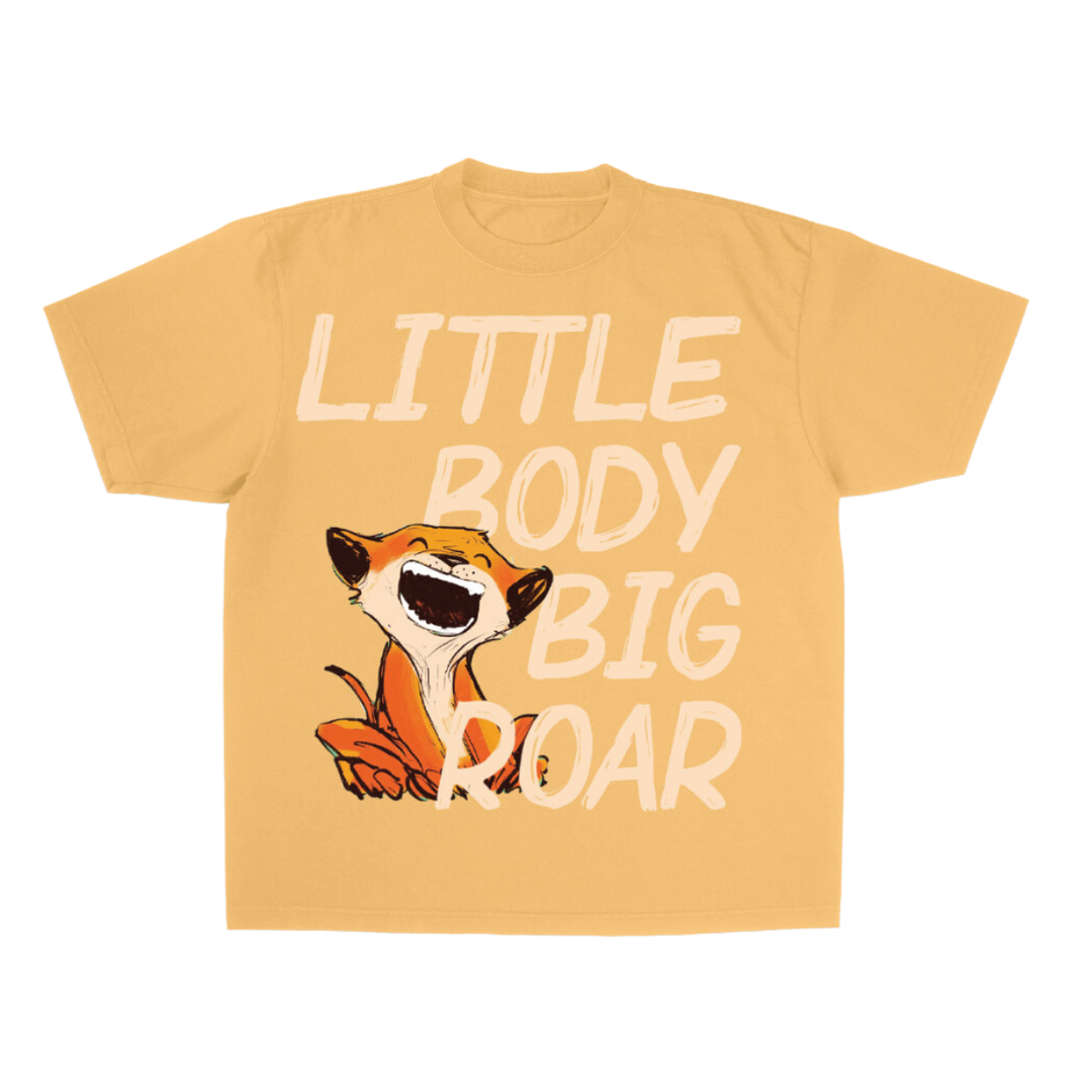 Little Lion Lungs - Kids Tee- Little Body Big Roar