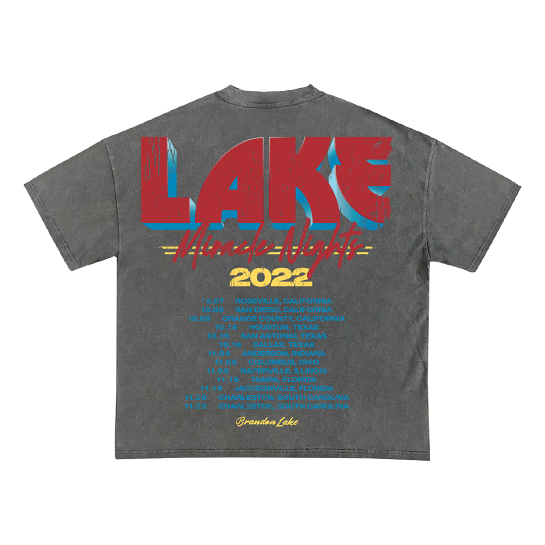 Miracle Nights 2022 Tour T-Shirt- Vintage Black (Limited Release)