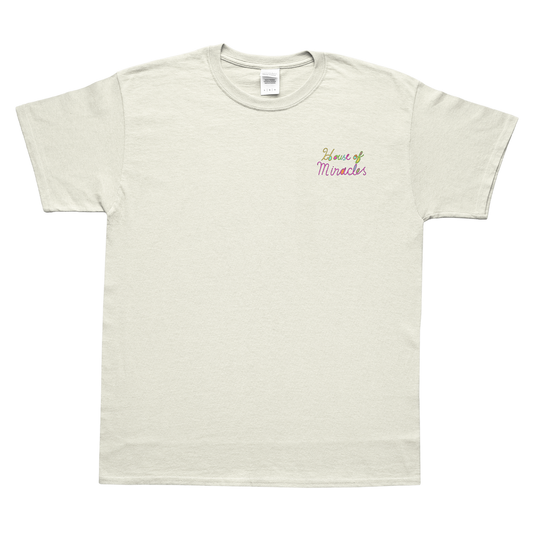 House Of Miracles Cream T Shirt White Limited Release