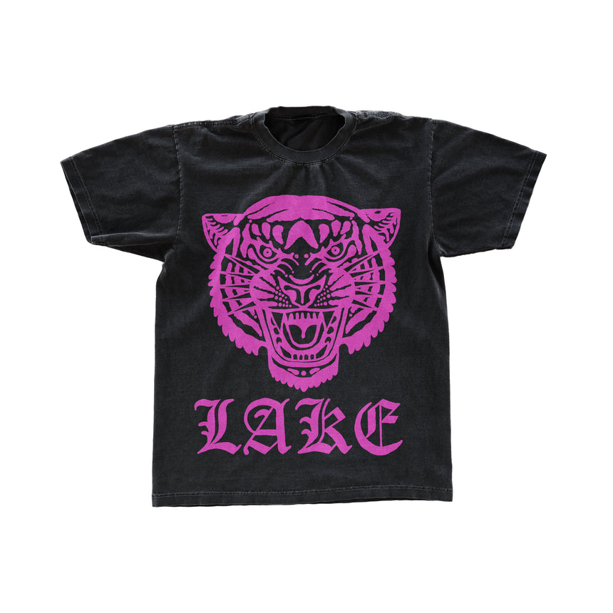 Pink Lion- Vintage Black T-Shirt (Limited Release)